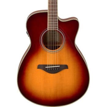 Yamaha fsc-ta brown sunburst guitarra transacoustic