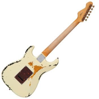 Vintage V6 Distressed White Guitarra Eléctrica Vintage V6 Distressed White