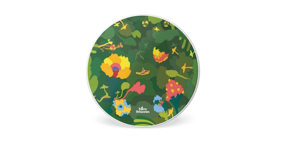 Evans INK22YELSUB-2 Yellow Submarine Parche para Bombo de Batería Pepperland Woods 22" INK22YELSUB-2