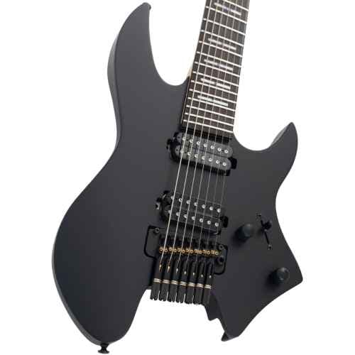 Larry Carlton X6 Headless 7 Black Satin Guitarra eléctrica X6 HEADLESS 7 BLACK SATIN