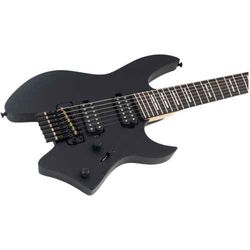 Larry Carlton X6 Headless 7 Black Satin Guitarra eléctrica X6 HEADLESS 7 BLACK SATIN