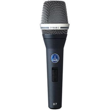 Akg d-7 s microfono vocal d7s microfono mano akg pinza sa45