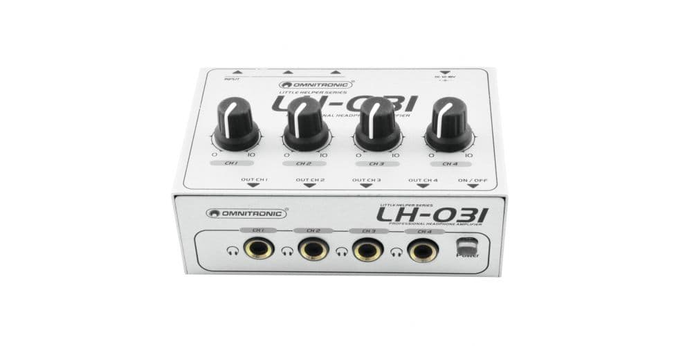 Omnitronic LH-031 Amplificador de Auriculares LH-031