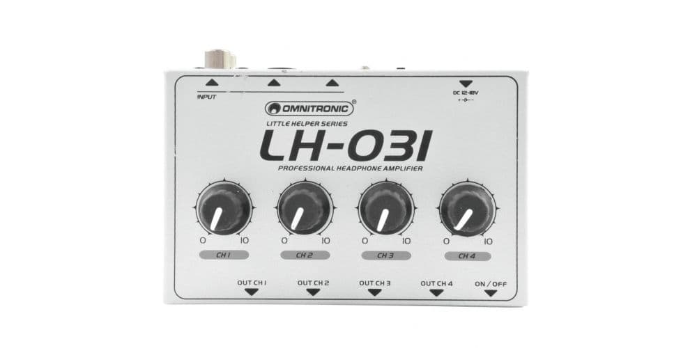 Omnitronic LH-031 Amplificador de Auriculares LH-031