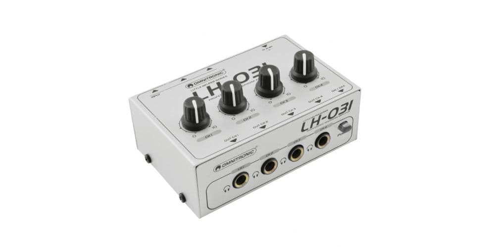 Omnitronic LH-031 Amplificador de Auriculares LH-031