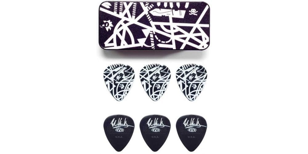 Dunlop Bote Eddie Van Halen EVH de 0,60 mm Pack 6 Un. EVHPT06