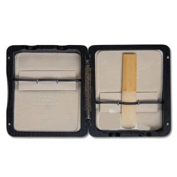GEWA Estuche para cañas Clarinete 6 cañas Lacado en negro Estuche para cañas Clarinete 6 cañas Lacado en neg