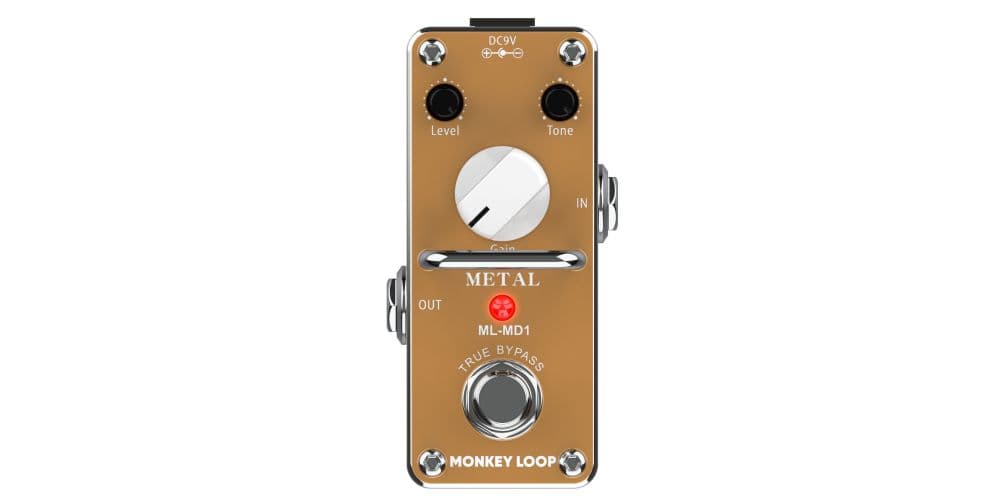Monkey Loop ML-MD1 Pedal Metal Distorsion Para Guitarra ( REACONDICIONADO ) ML-MD1