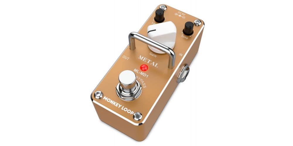 Monkey Loop ML-MD1 Pedal Metal Distorsion Para Guitarra ( REACONDICIONADO ) ML-MD1