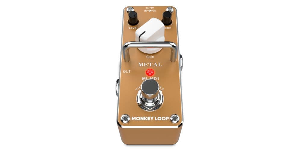 Monkey Loop ML-MD1 Pedal Metal Distorsion Para Guitarra ( REACONDICIONADO ) ML-MD1