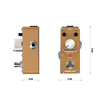 Monkey Loop ML-MD1 Pedal Metal Distorsion Para Guitarra ( REACONDICIONADO ) ML-MD1