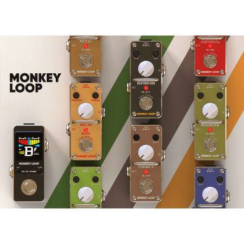 Monkey Loop ML-MD1 Pedal Metal Distorsion Para Guitarra ( REACONDICIONADO ) ML-MD1