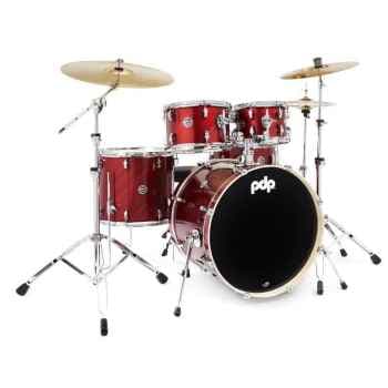 Drum workshop pdp pdma2215kttc mainstage twisted cherry batería con herrajes y platos