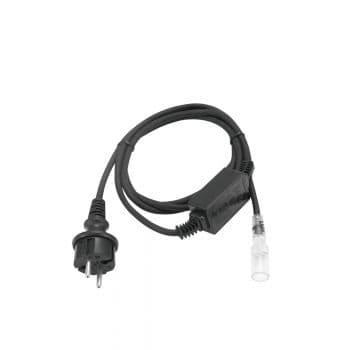 Eurolite rubberlight led rl1 connector 5mm alimentador para tiras led rl1