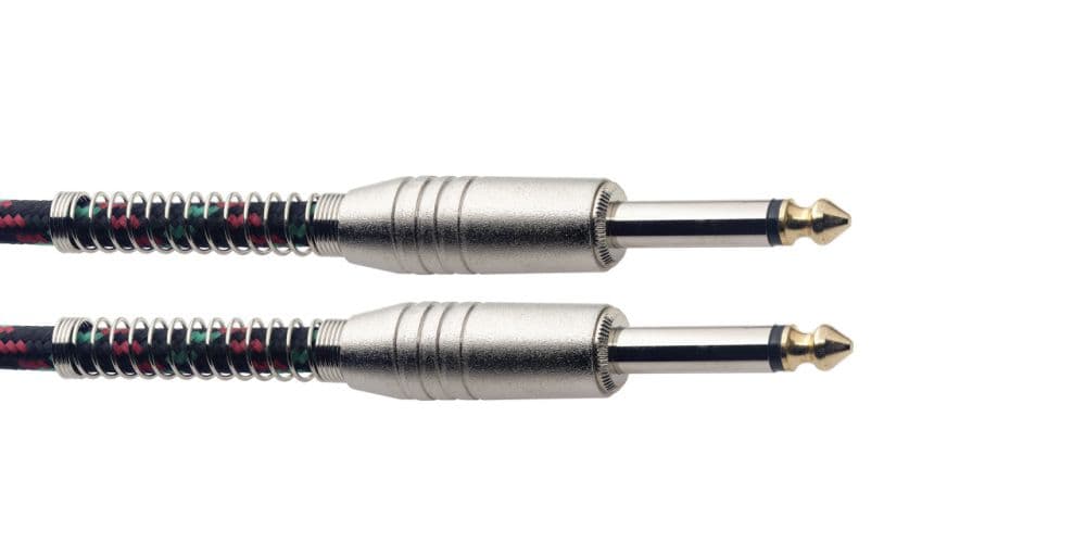 Stagg SGC3VT-BK Cable de 3metros jack a jack de 6.3 Negro SGC3VT Negro