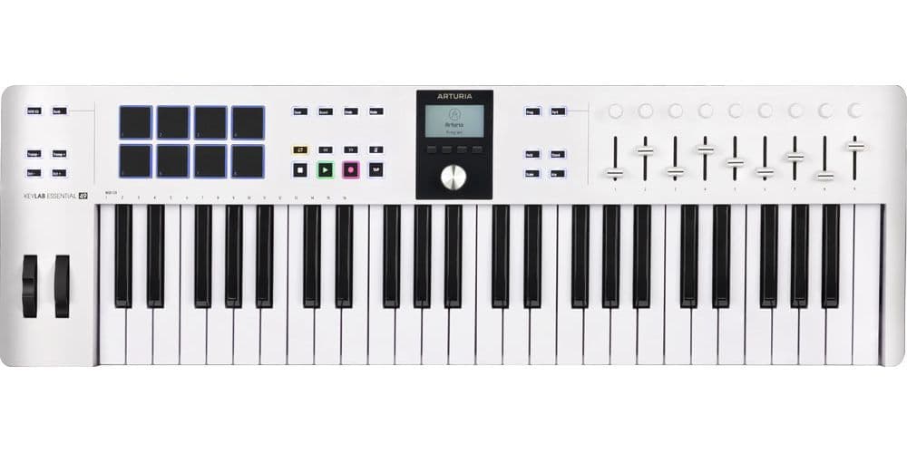 Arturia KeyLab Essential 49 Mk3 White controlador MIDI KeyLab Essential 49 Mk3 White