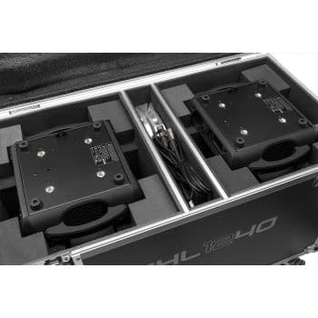 Beamz MHL1240 Cabeza Movil LED Zoom 12 X 40W 2 Piezas en FlightCase 150100 MHL1240