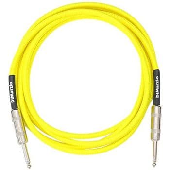 DiMarzio EP1718SSY Cable para Guitarra Amarillo Neón 5,4 Metros