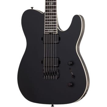 Schecter pt sls elite evil twin satin black. guitarra eléctrica