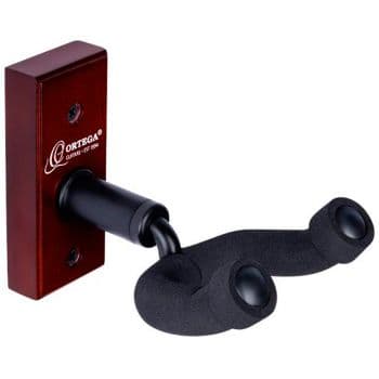 Ortega ogh-1wr. soporte de pared para guitarra wine red