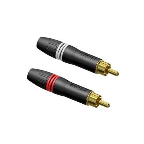 Procab PCR2M Pareja de conectores RCA Profesionales PCR2M null