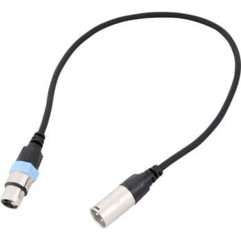 Cordial ccm 0,5 fm cable xlr hembra y xlr macho 0,5 metros