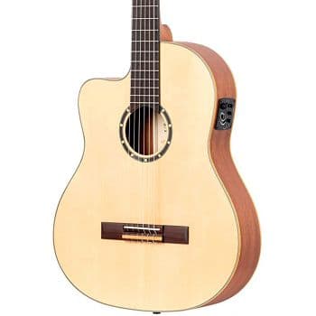 Ortega rce125sn-l. guitarra clásica para zurdos + funda