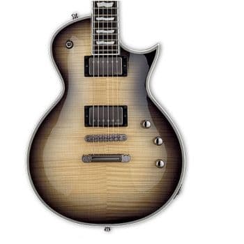 Esp eii eclipse black natural burst guitarra electrica