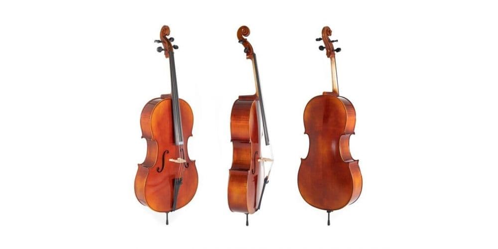 Gewa Cello Ideale-VC2 1/2 Incluye Funda, Arco de Massaranduba y Cuerdas Larsen Aurora GS4020632111