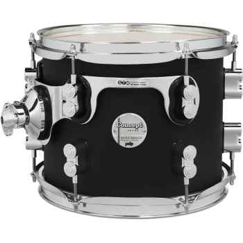 Drum workshop pdp pdcm0810stbk toms concept maple satin black 10 pulgadas