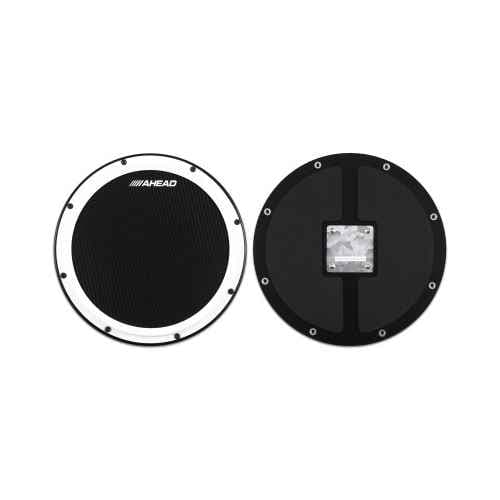 Ahead AHSHP 14 S-Hoop Marching Pad with Snare Sound (Black Carbon Fiber) AHSHP 14" S-Hoop Marching Pad with Snare Sound (Bl