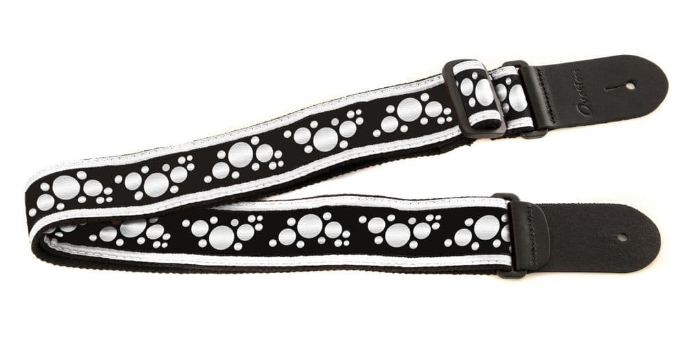 Ovation Signature Nylon Black Multi-soundhole Correa para Guitarra Signature Nylon Black Multi-soundhole