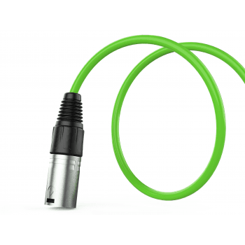 Audibax Silver Cable XLR Macho - XLR Hembra 15 Metros Verde XLR15G