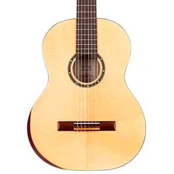 Ortega r55dlx. guitarra clásica natural semibrillante
