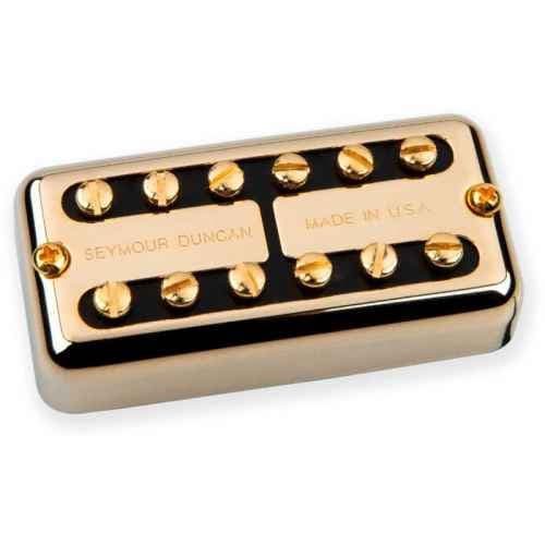 Seymour Duncan Psyclone Hot Bridge Gold Cover Pastilla para Guitarra PSYCLONE HOT BRIDGE GOLD COVER