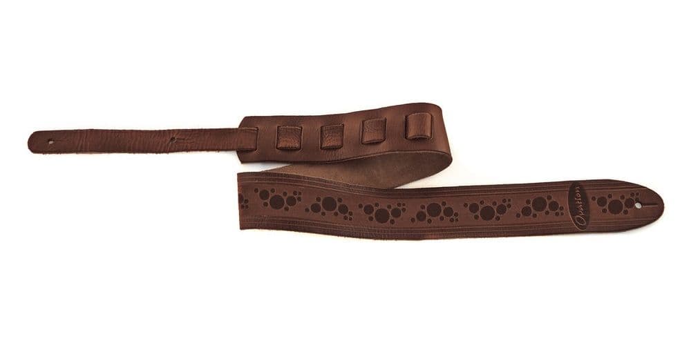 Ovation Piel Premium Chocolate Multi-Soundhole Correa para Guitarra Piel Premium Chocolate Multi-Soundhole