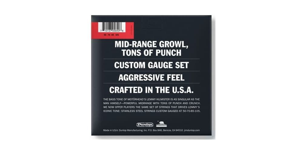Dunlop LAB LEMMY 50-105 Cuerdas Bajo LAB LEMMY 50-105