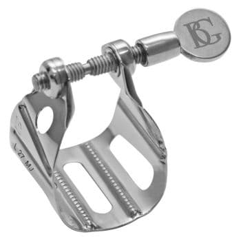 BG France Abrazadera Saxo Alto/Tenor Universal Metal Jazz Plateada L-27MJ L-27MJ