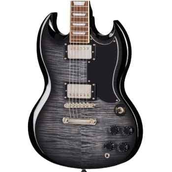 Epiphone sg tribute plus ebony burst guitarra eléctrica