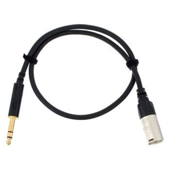 Cordial cim 0,6 mv cable jack macho balanceado y xlr macho 0,6 metros