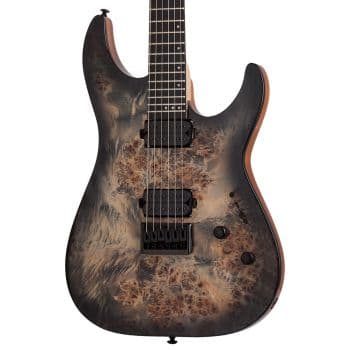 Schecter c-6 pro charcoal burst. guitarra eléctrica