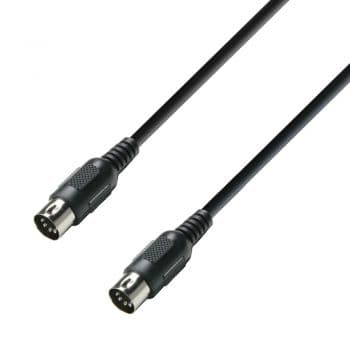 Adam hall cables k3 midi 0300 blk cable midi 3 m negro