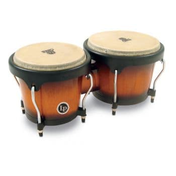 Latin percussion lpa601-vsb set de bongos vintage sunburst