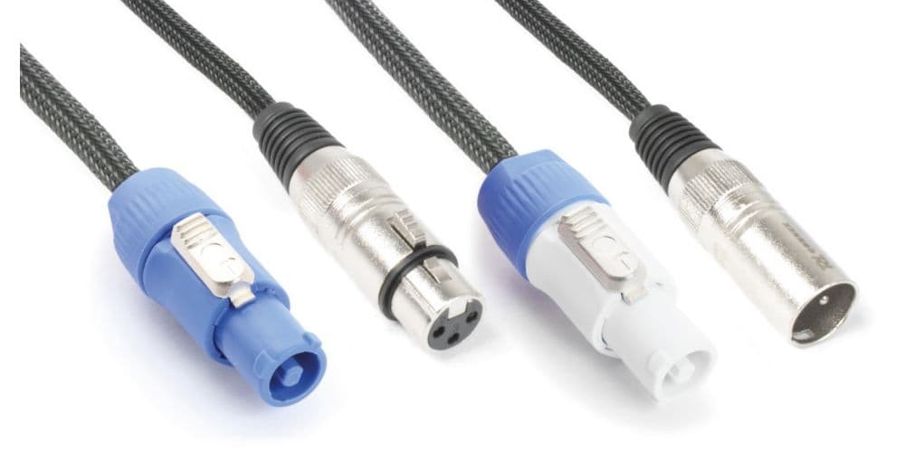 Power Dynamics Ligero Combi Cable Alimentacion B Xlr M Alimentacion A Xlr F 10m 176726 176726