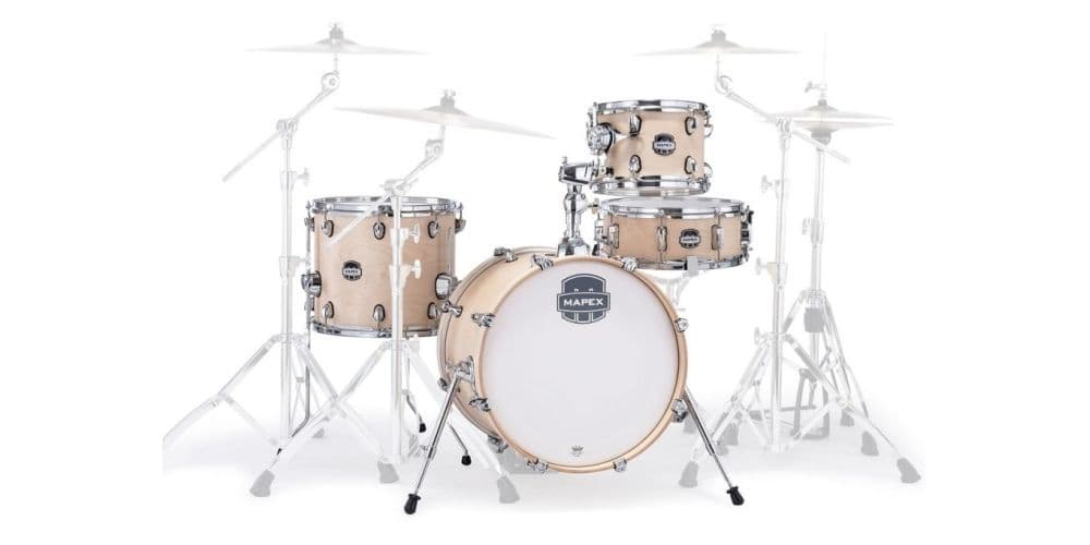 Mapex MM486SNW Mars Bebop Arce Natural Satin Batería Acústica MM486SNW