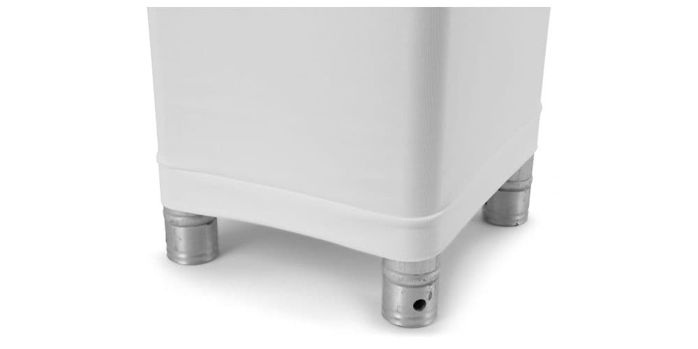 Beamz LTS30W Funda para Trusss de lycra blanca de 3,0 m LTS30W