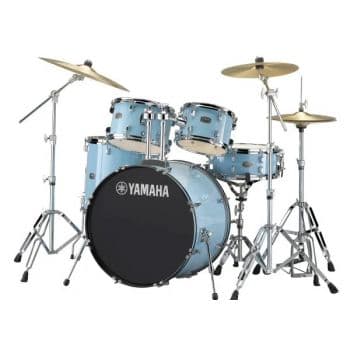 Yamaha rdp2f5 gloss pale blue set batería acústica + platos