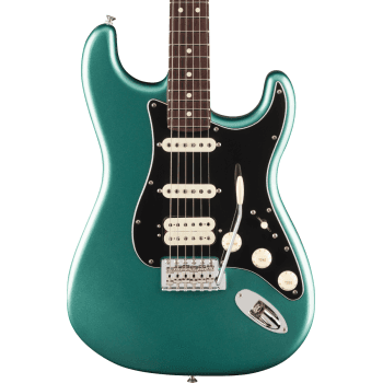 Fender am pro classic strat hss rw faded sherwood green guitarra eléctrica