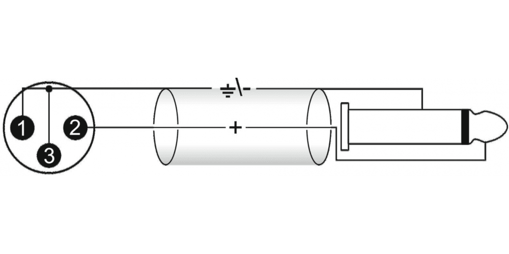 Omnitronic Cable Adaptador XLR (M) /Jack Mono (5m) Negro Cable Adaptador XLR (M) /Jack Mono (5m) Negro