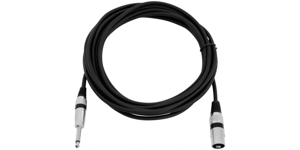 Omnitronic Cable Adaptador XLR (M) /Jack Mono (5m) Negro Cable Adaptador XLR (M) /Jack Mono (5m) Negro